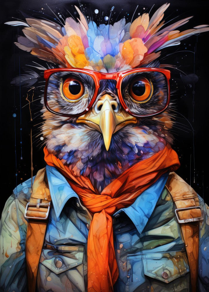 Bird Watercolor Animal Art (1)