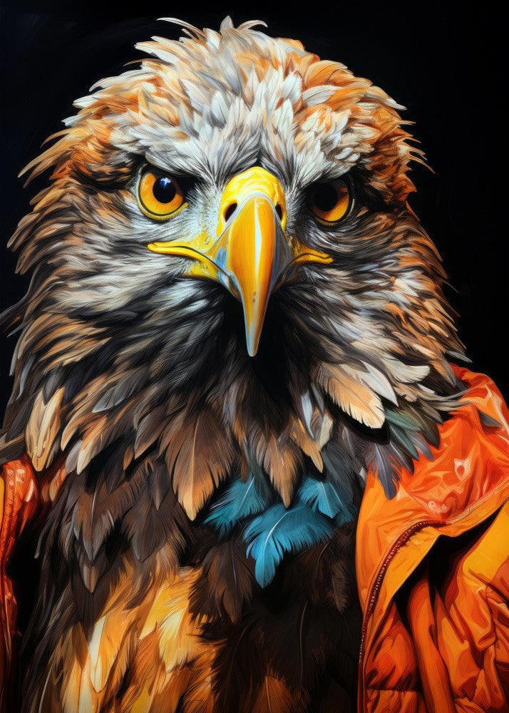 Eagle Watercolor Animal Art (3)