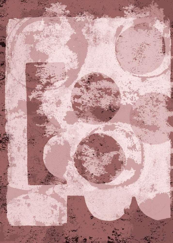 Abstract Textures In Chocolate Brown 0016