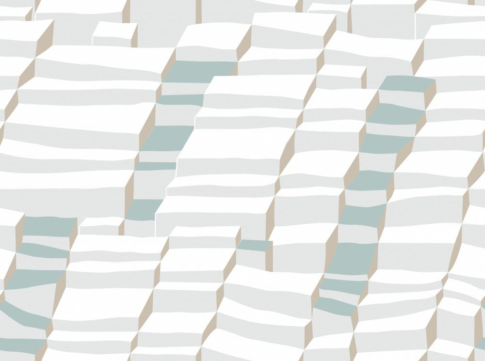 City life always up soft grey pattern