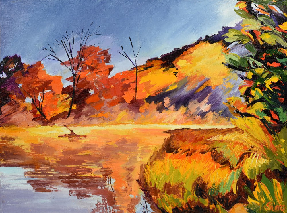 Kayak and Orangetrees