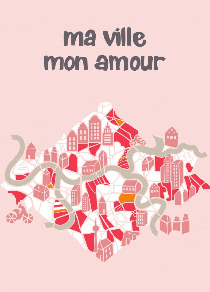 ma ville mon amour; City life collection pearl pink