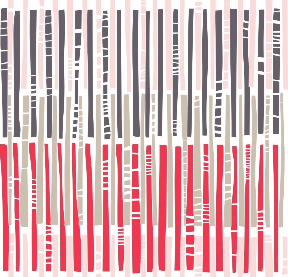 City life geometrics beams pearl pink pattern