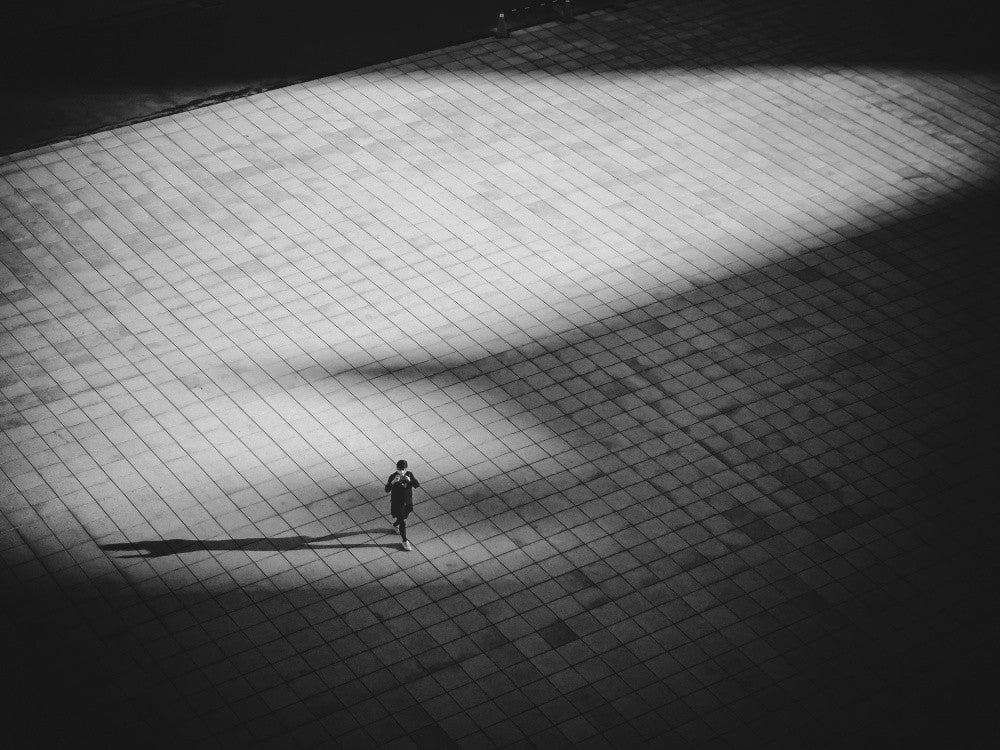 Between light and shadow