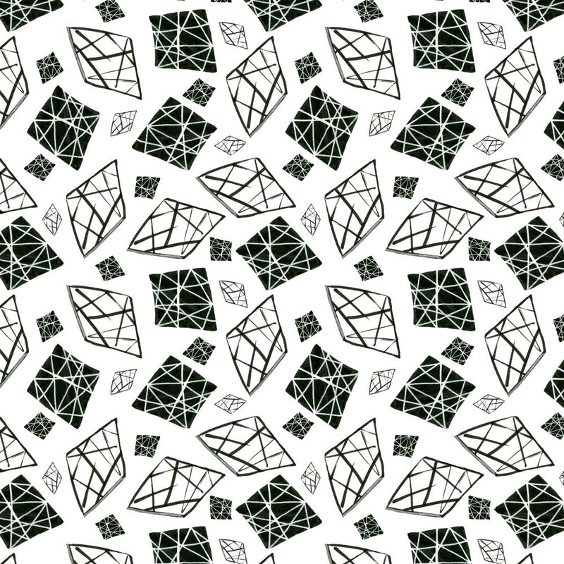 Diamonds Forever Black White