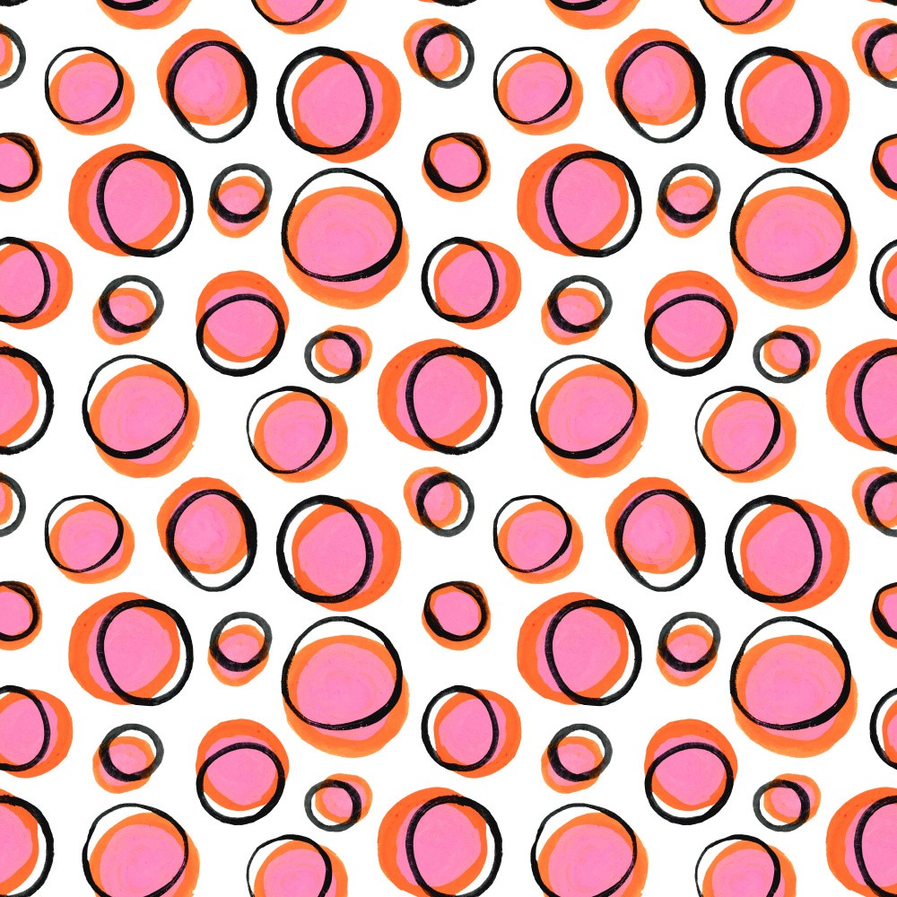 Circling Pink Orange