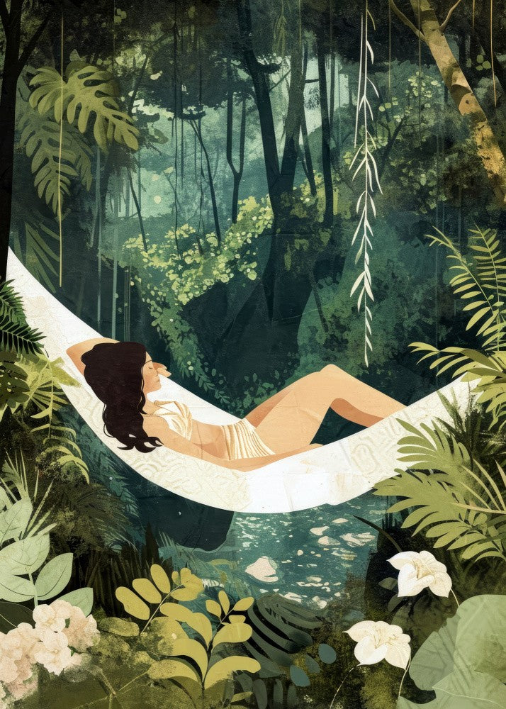 Relax Time Woman and Nature