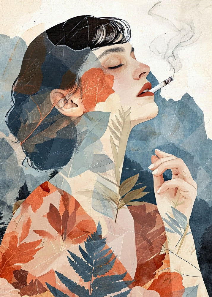 Smoking Woman art