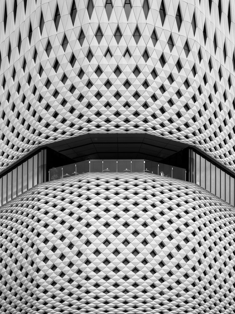 Exterior design with FRETWORK motif