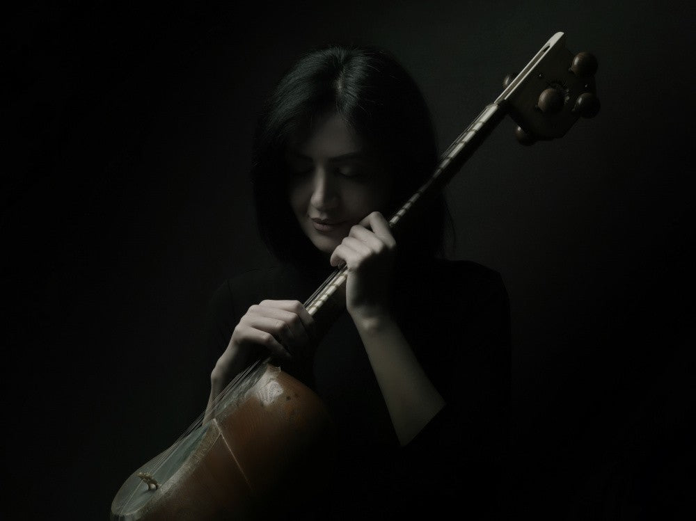 Persian musician girl