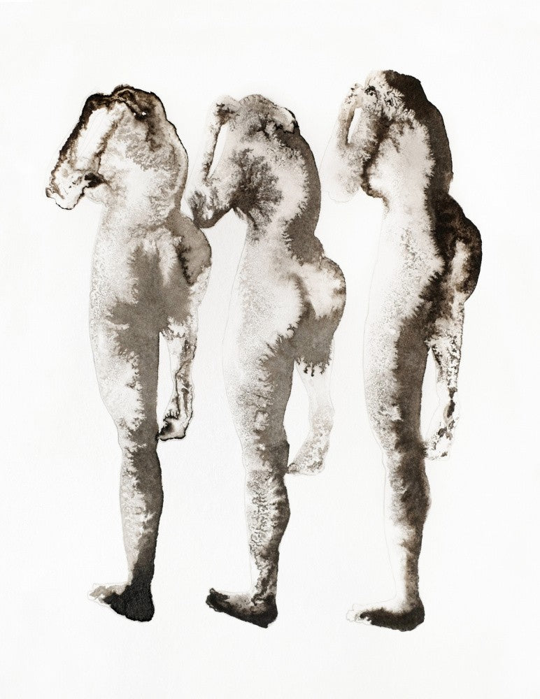 Figure Study 3x (nach Muybridge)