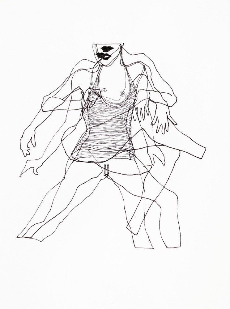 Bewegungsstudie Figur Nr. 2