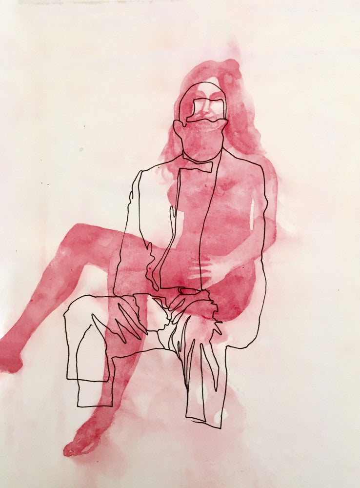 Two Seated Figures