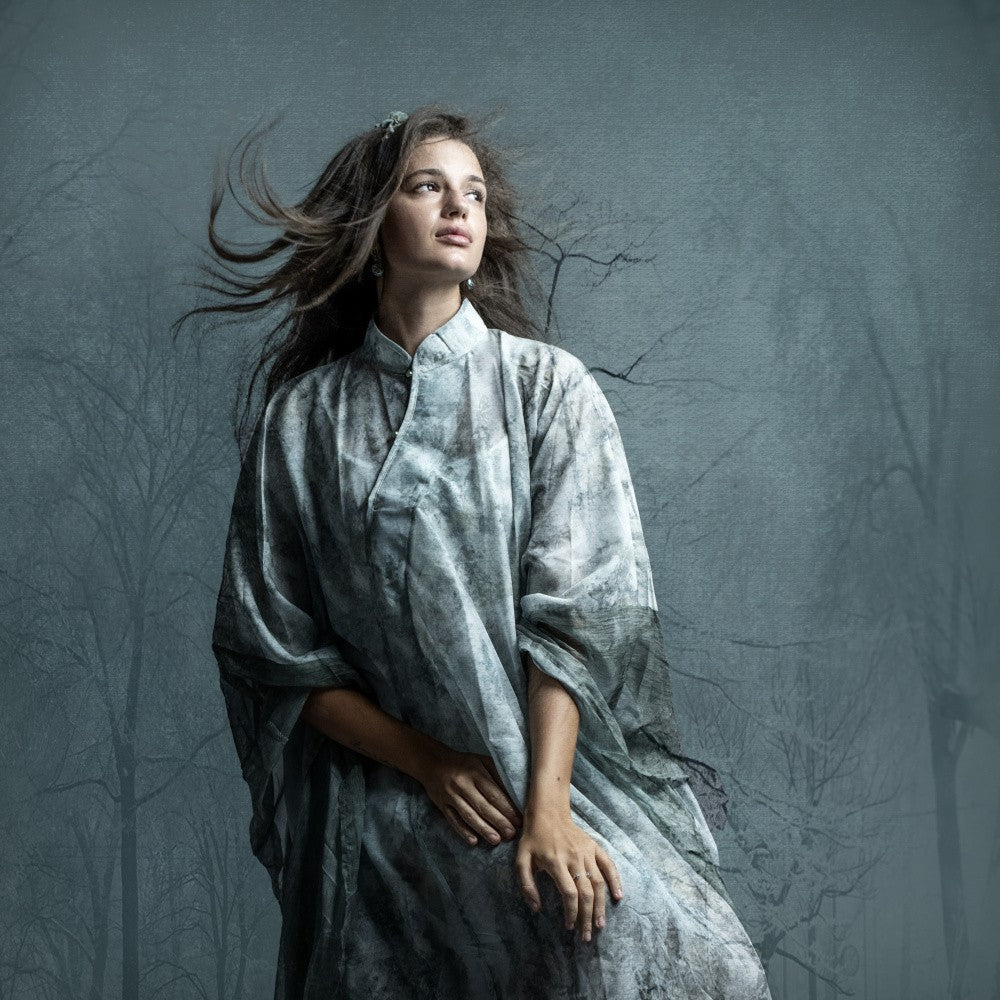 The girl with the kimono