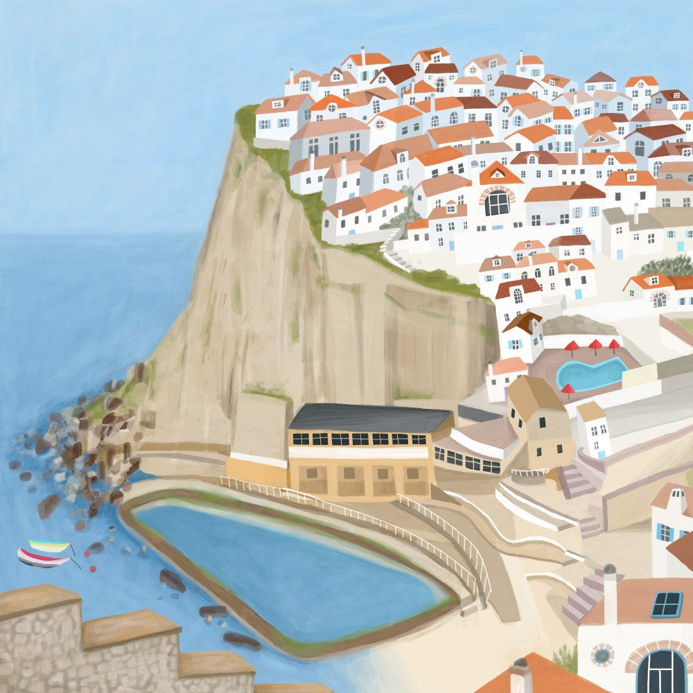 Azenhas Do Mar, Sintra, Portugal by Artist Carla Daly