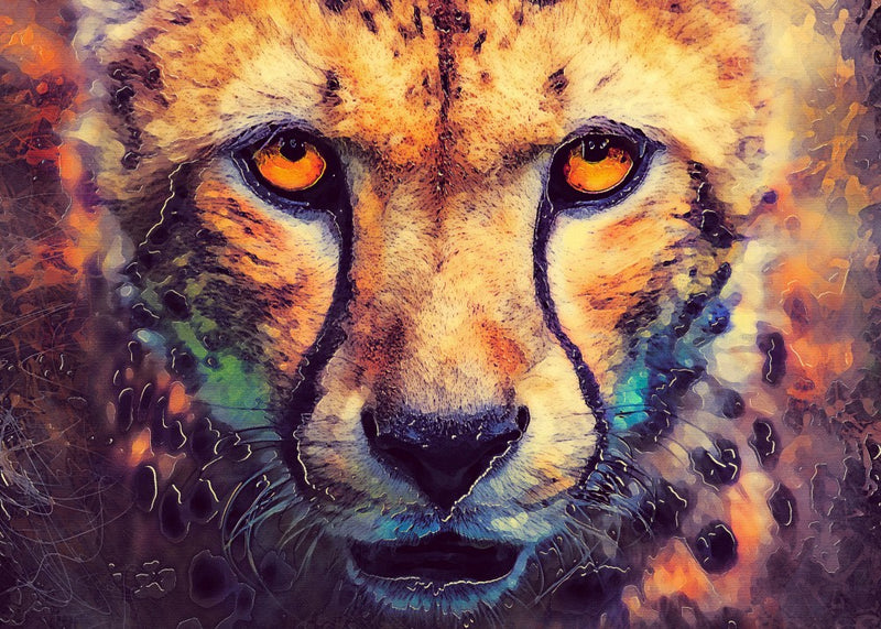 Animals Leopard Watercolor Animal Art