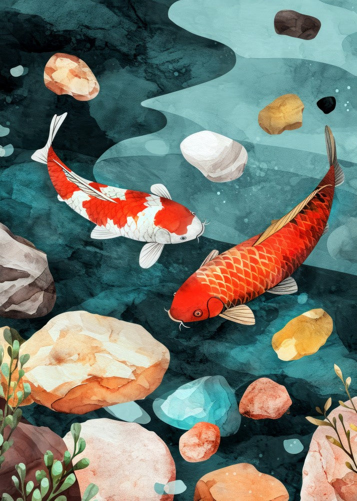 Fish Watercolor Animal Art