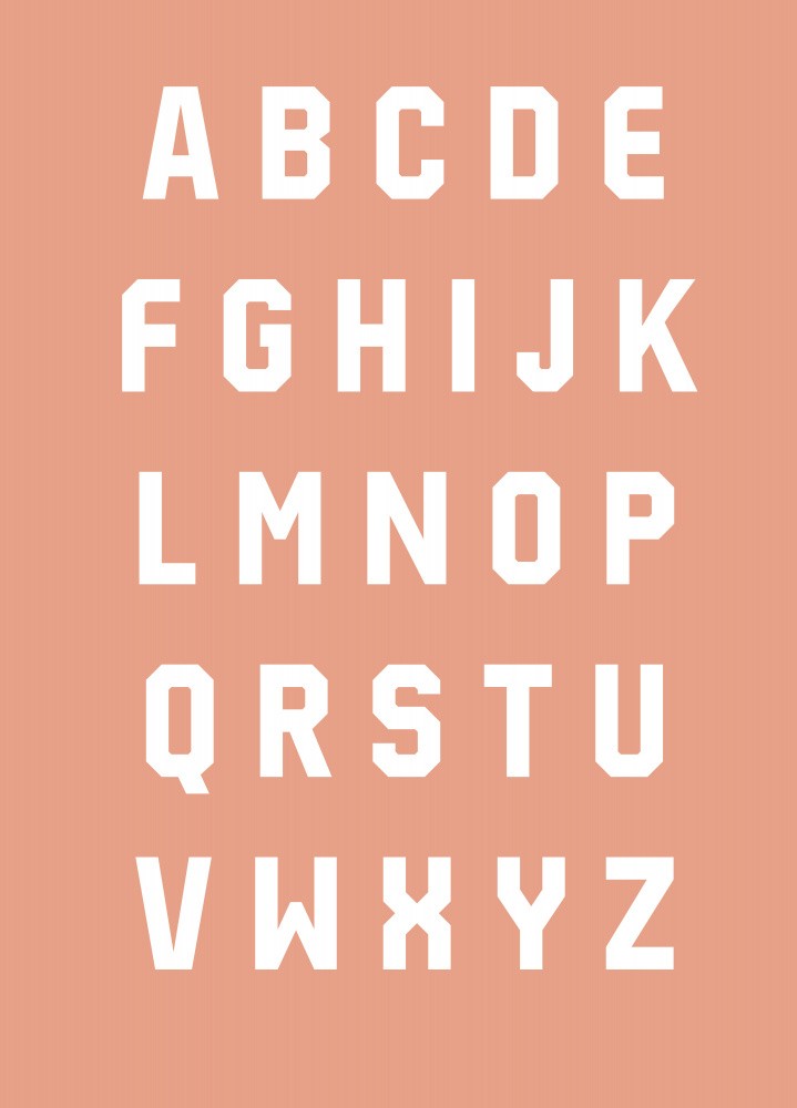 Typography Alphabet #6