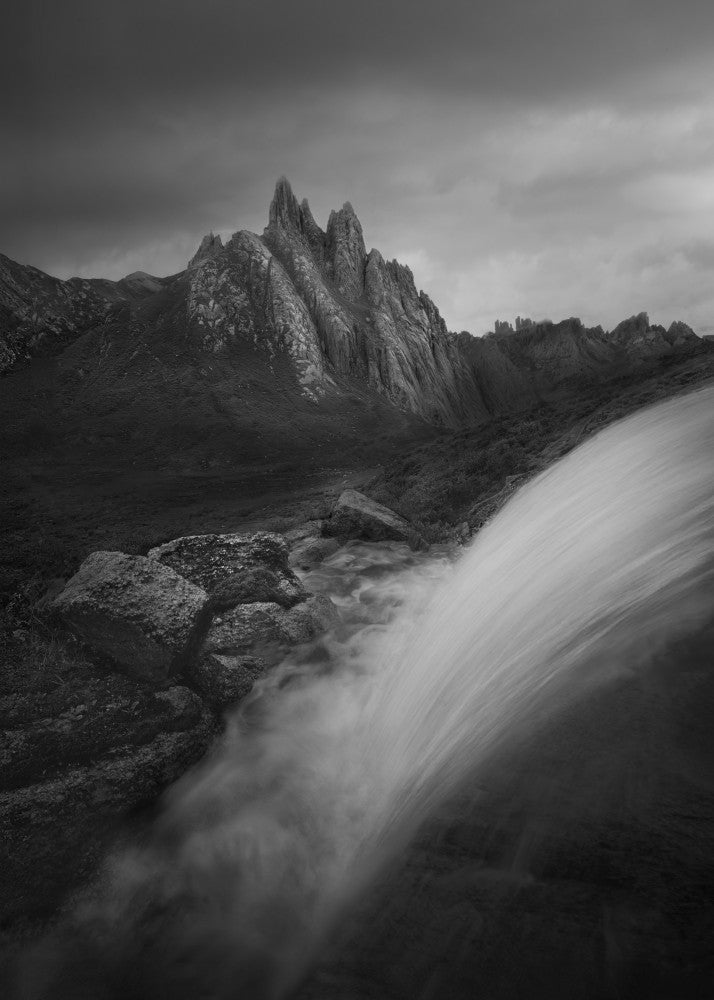 High mountain falls