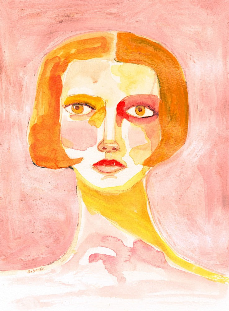 Lady with Bob haircut