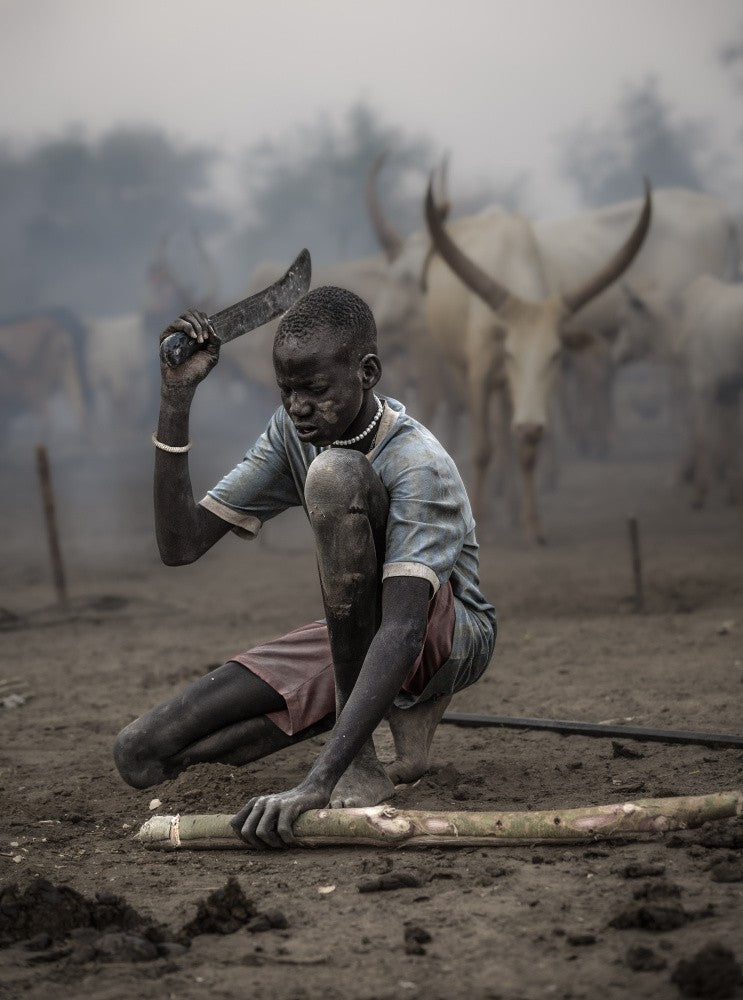 Mundari boy portrait, South Sudan