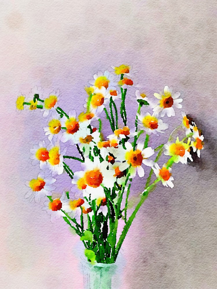 Daisies In Vase