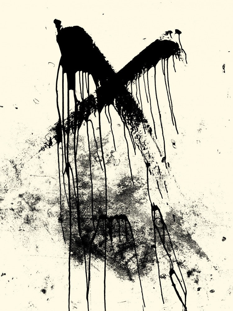 Dripping Black Paint