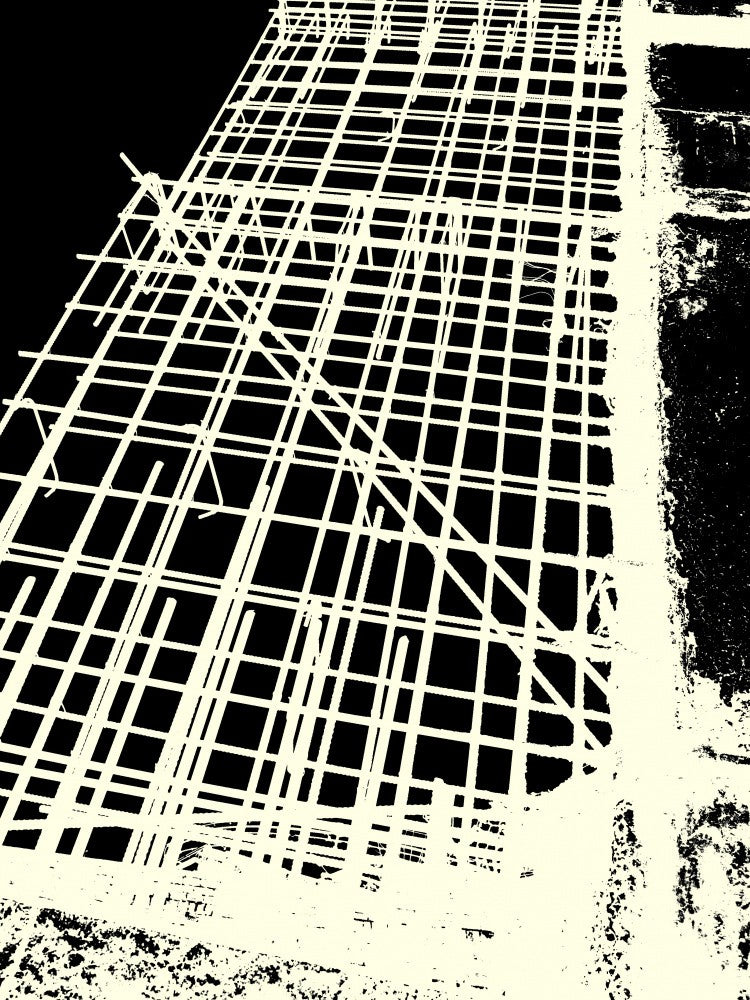 Monochrome Grid Pattern
