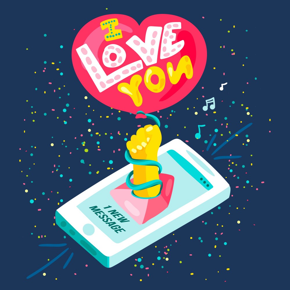 I Love You With Phone