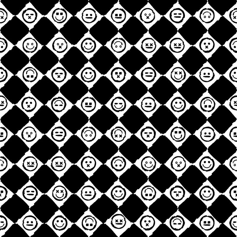 Black And White Pattern Of Abstract