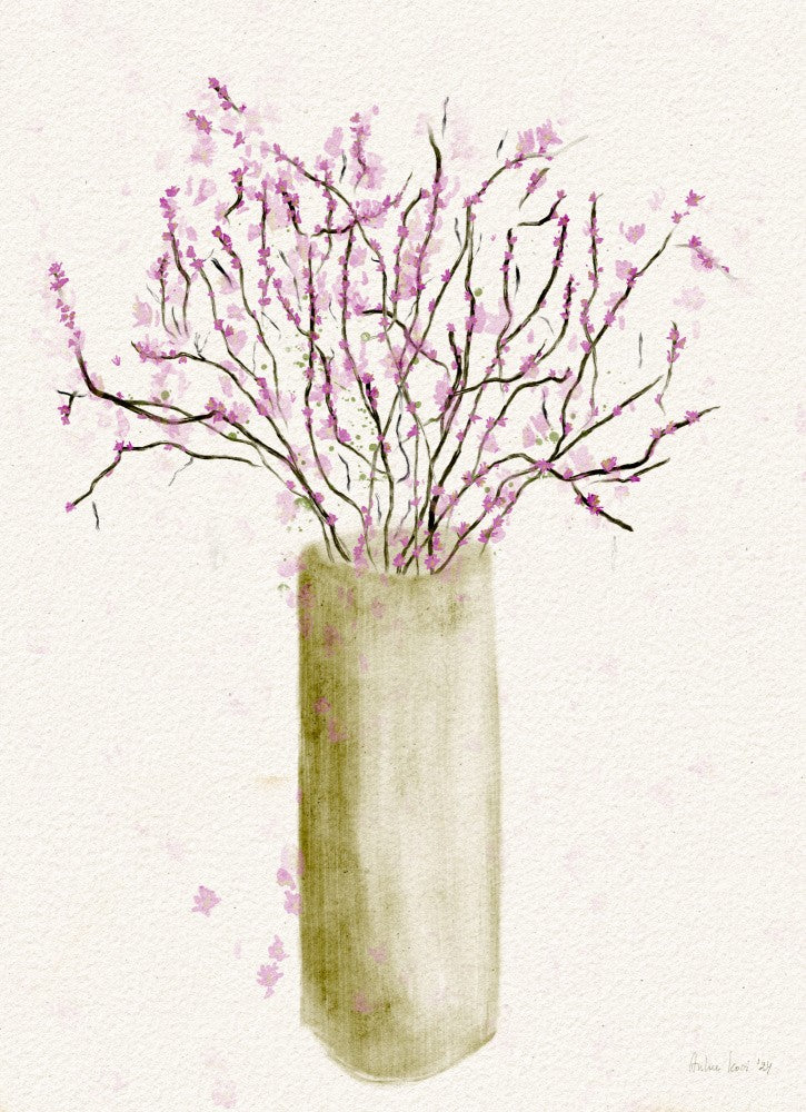 Serene Blossom Vase