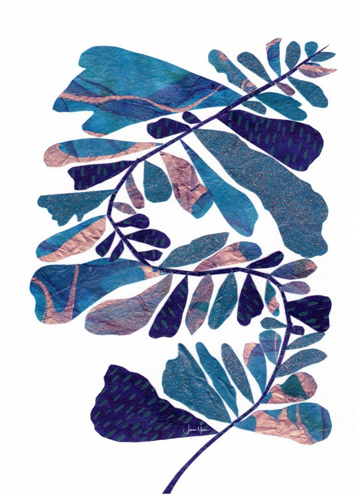Green Plant 2 Signed 300dpi 16x22 Blu Gold