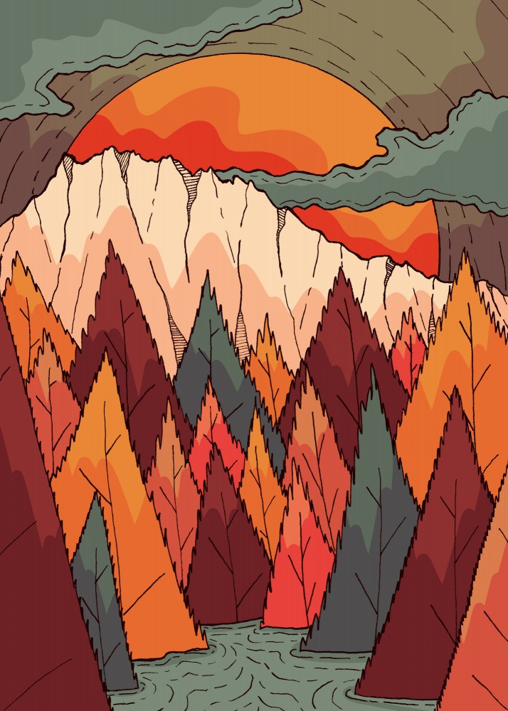 Autumn River Valley