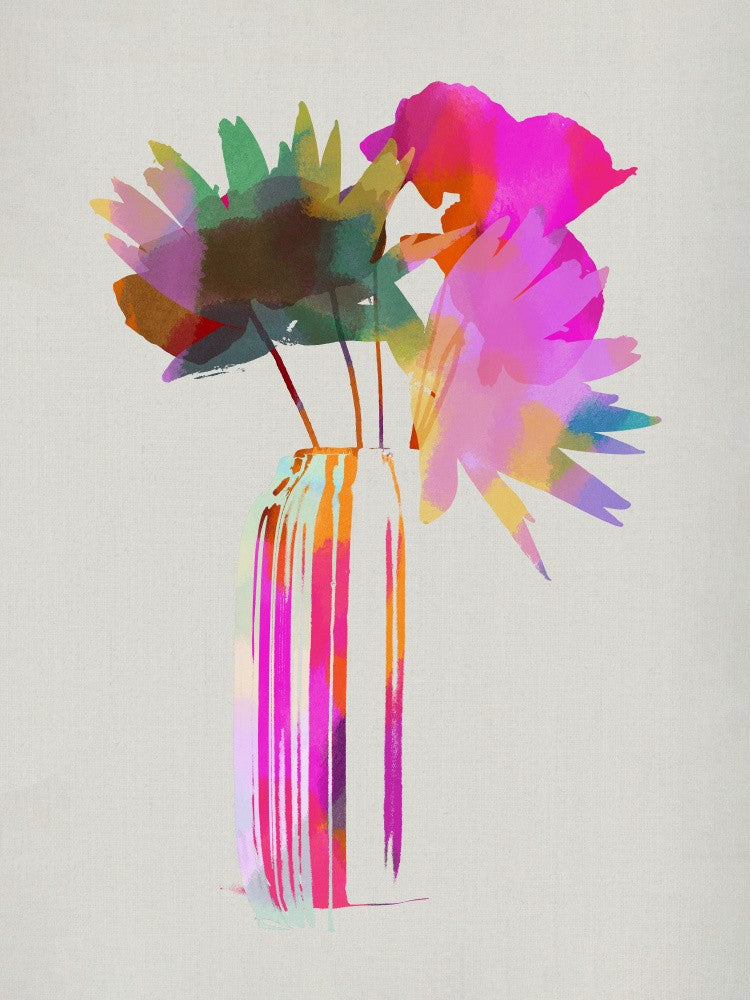 Pink & Gold Tropic Geometric Bouquet 4
