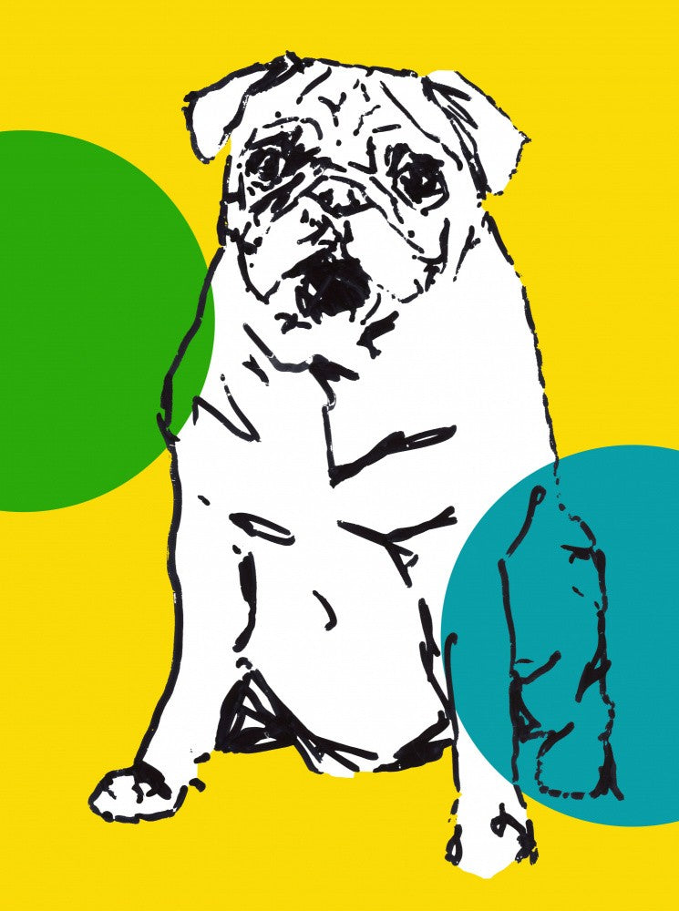 A Very Modern Pug Dots 1