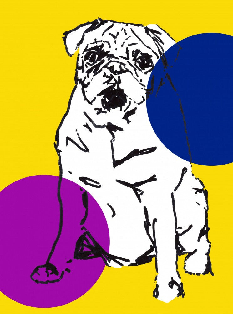 A Very Modern Pug Dots 3