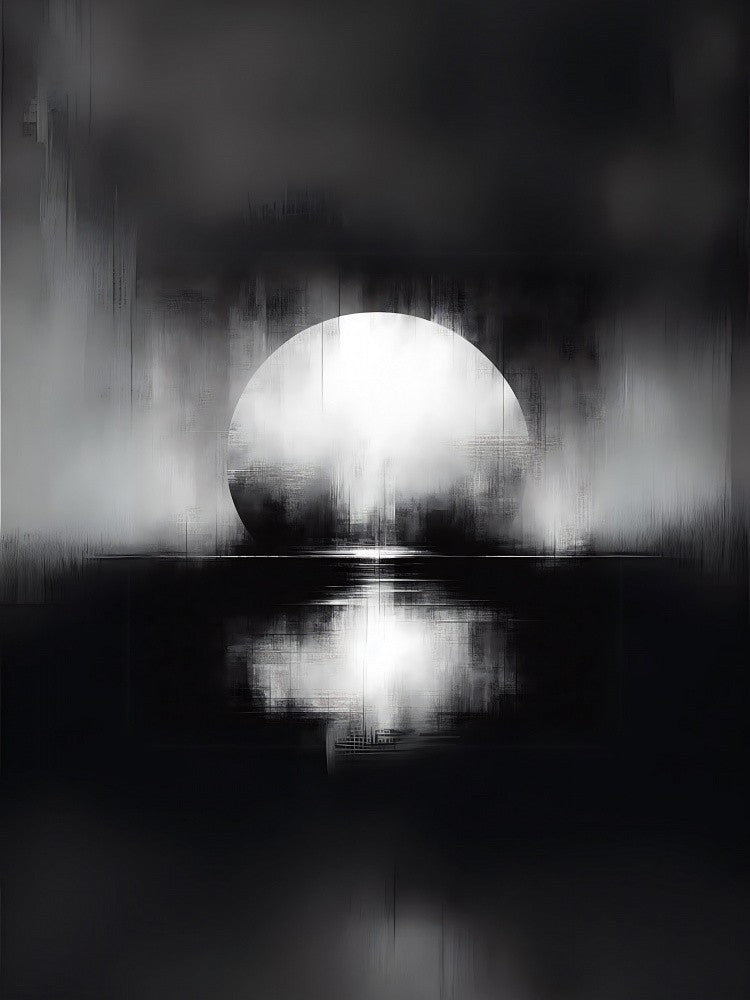 Black and White Art Impressionism