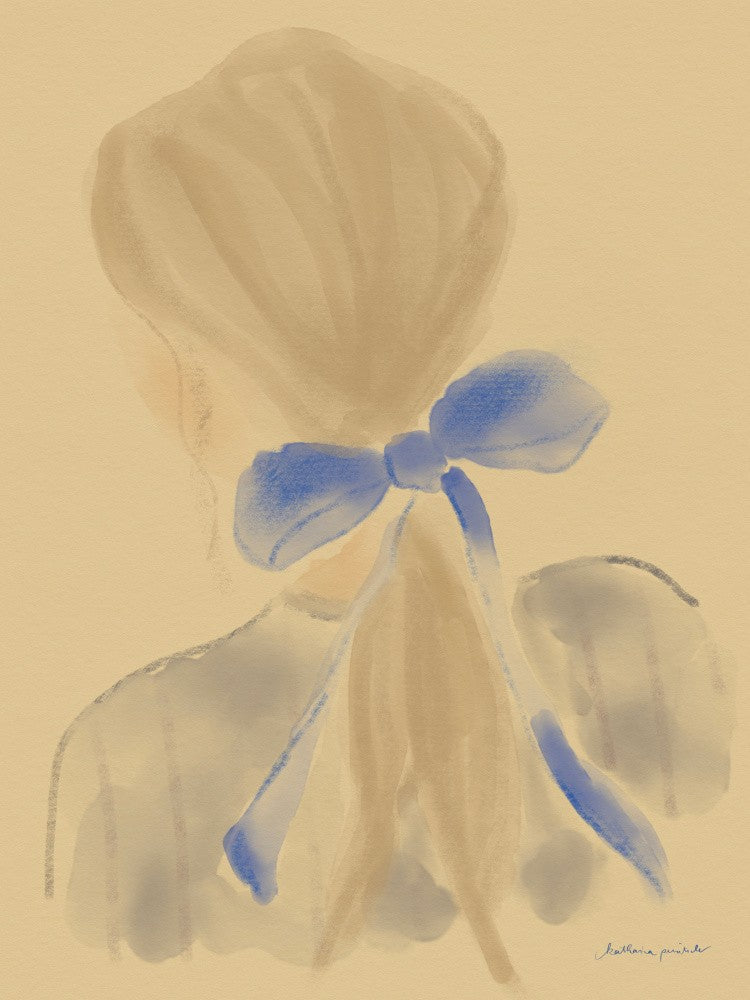 Mädchen mit einem blauen Haarband