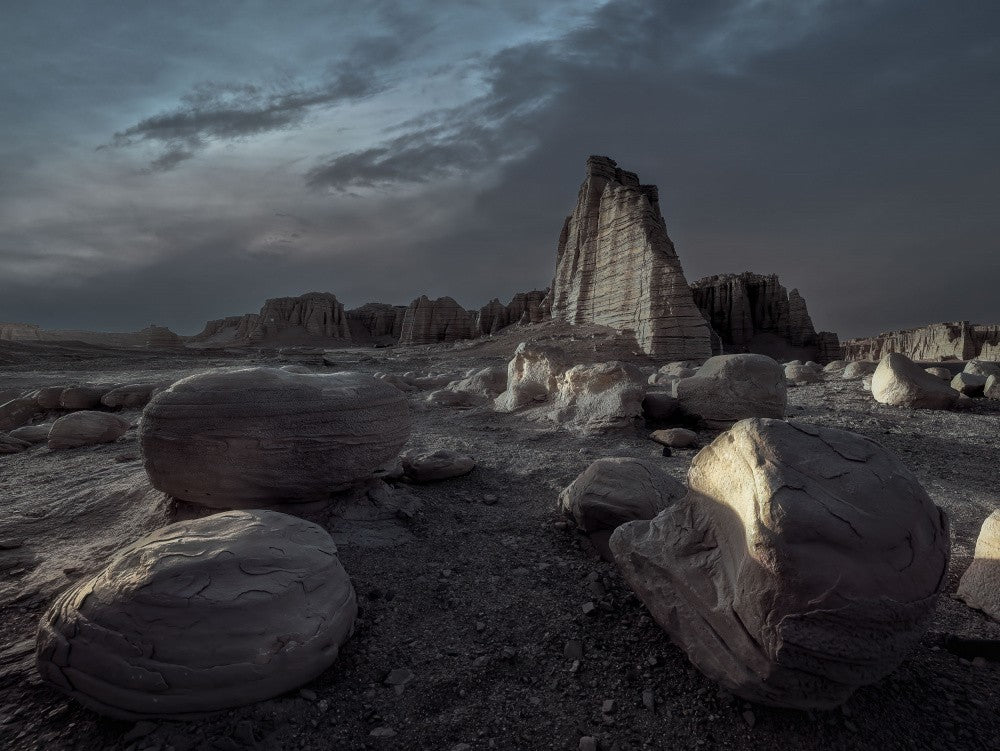 Before the storm in the Great Gobi Desert