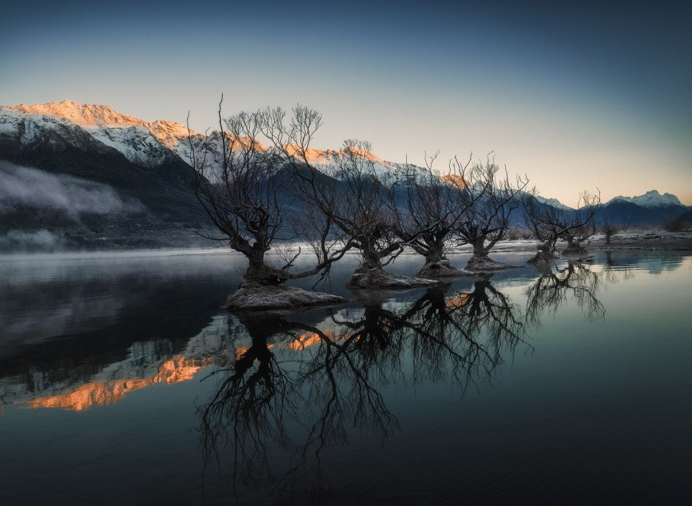 Sunrise at Glenorchy Lake