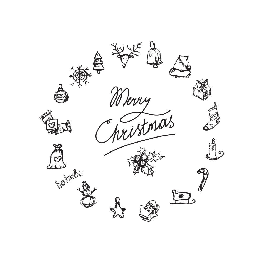 Christmas Pattern Cartoon