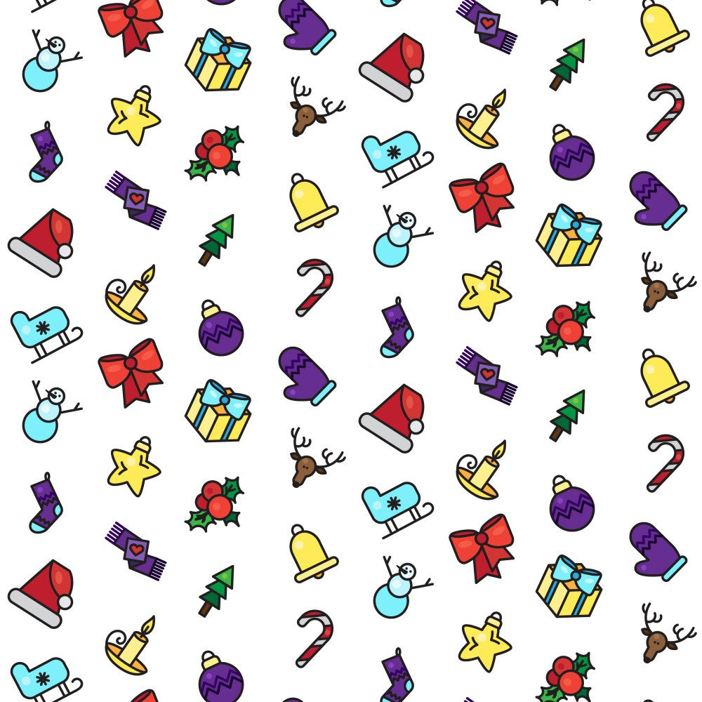 Christmas Pattern Cartoon