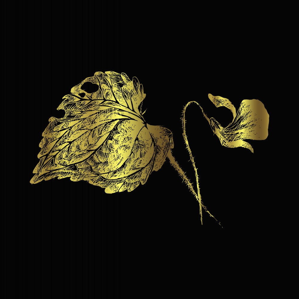 Golden Pattern Flower