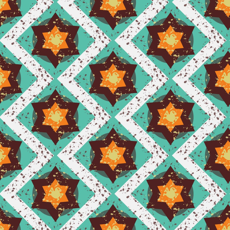 Starry Tiled Mosaic
