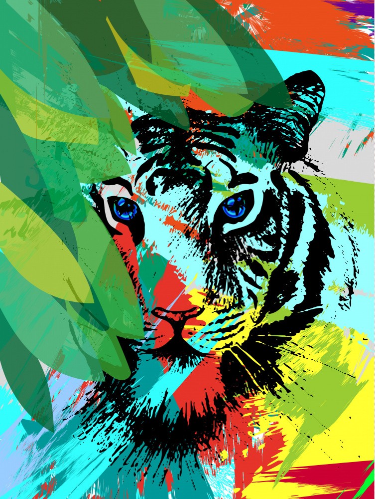 Tiger Jungle Stare