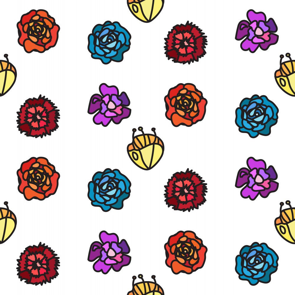Colorful Flowers Pattern