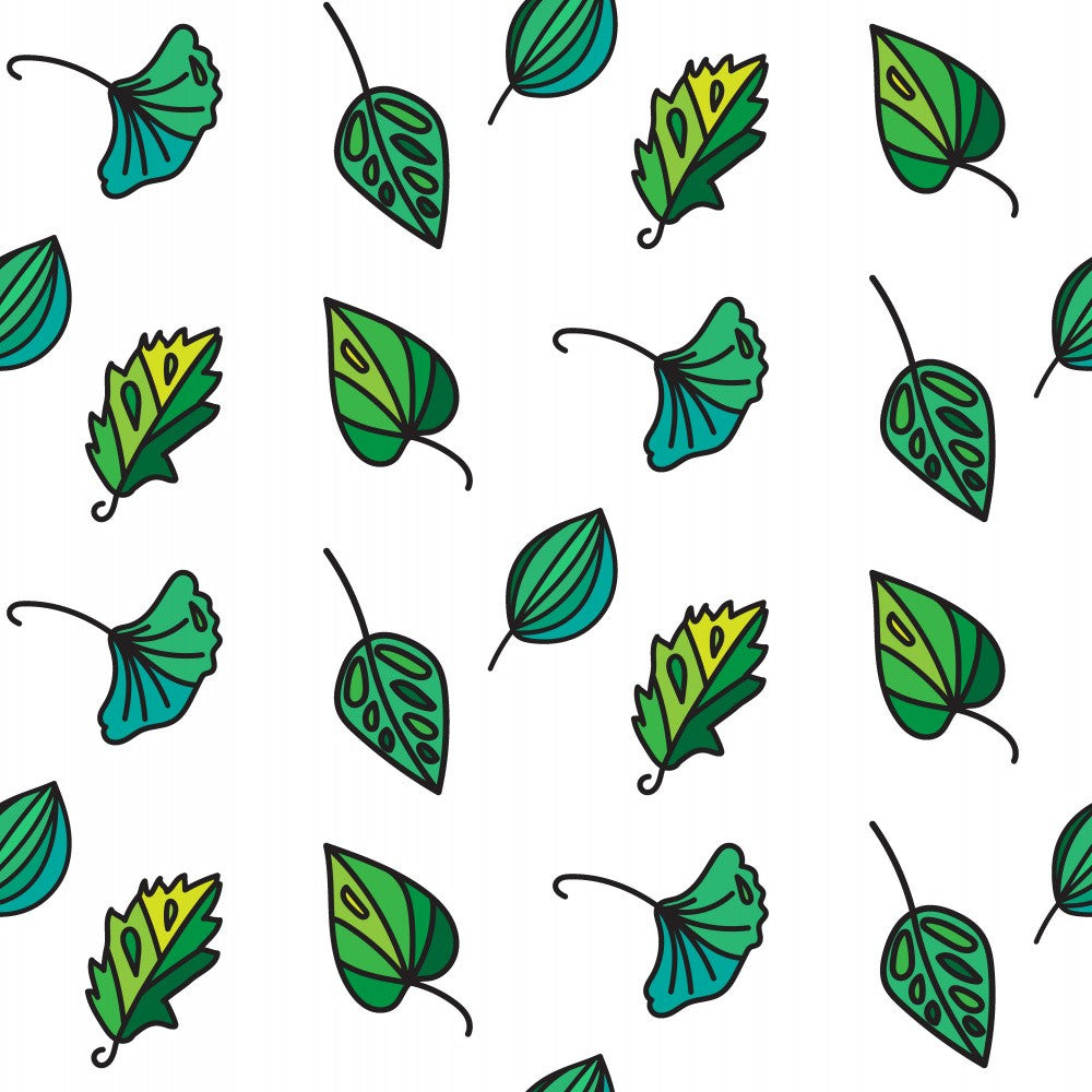 Green Leaves Pattern