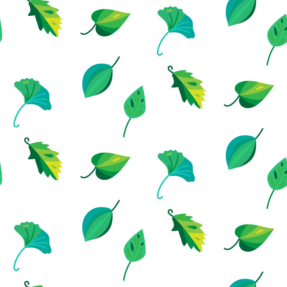 Green Leaves Pattern