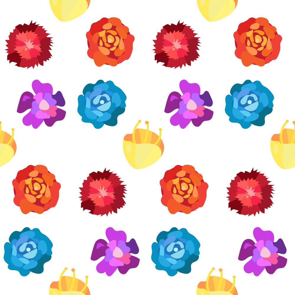 Colorful Flowers Pattern