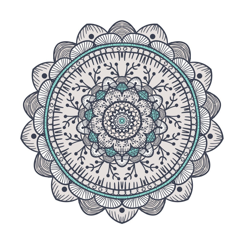 Abstract Mandala Line Art